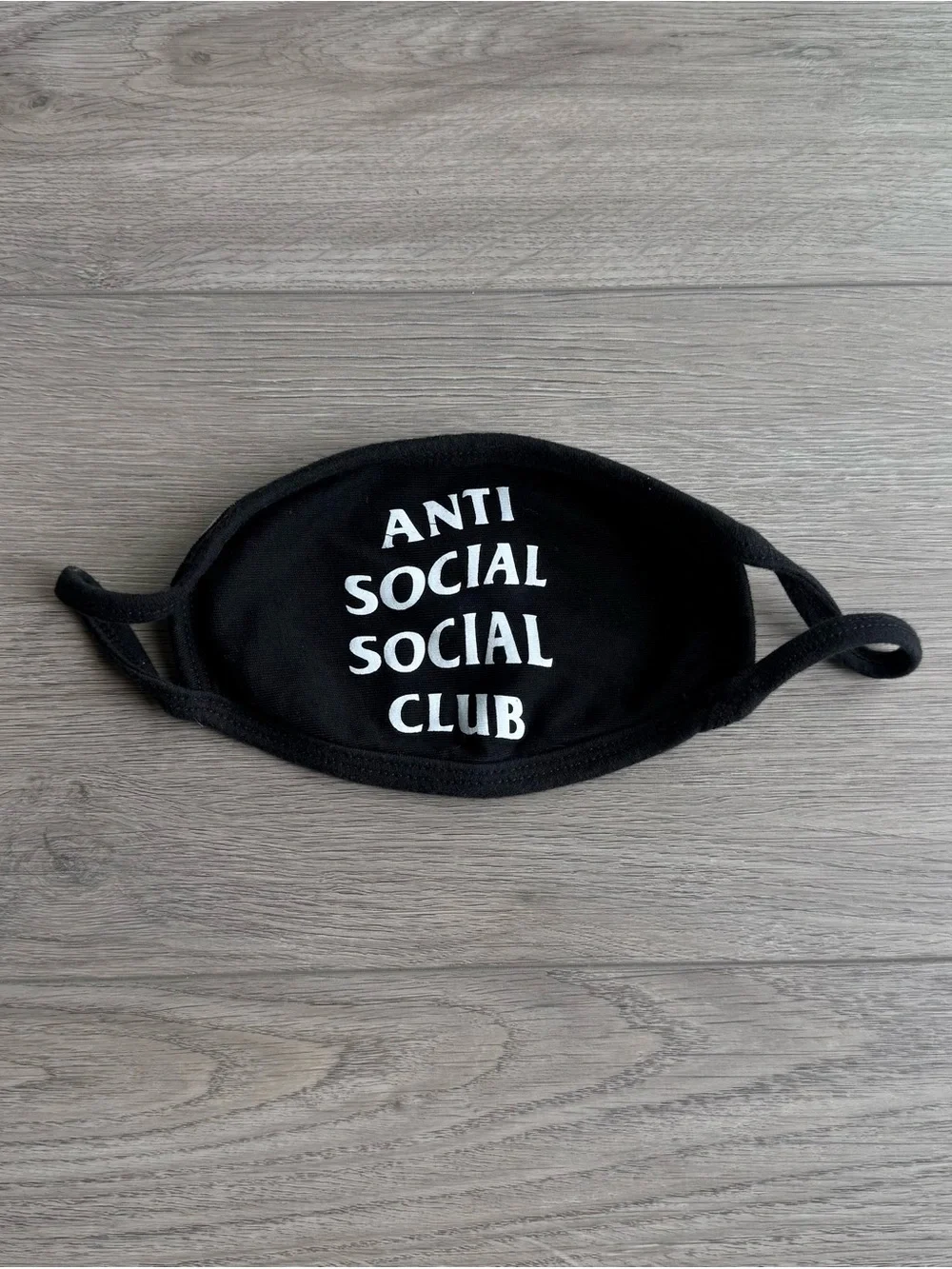Anti Social Social Club Black Logo Face Mask